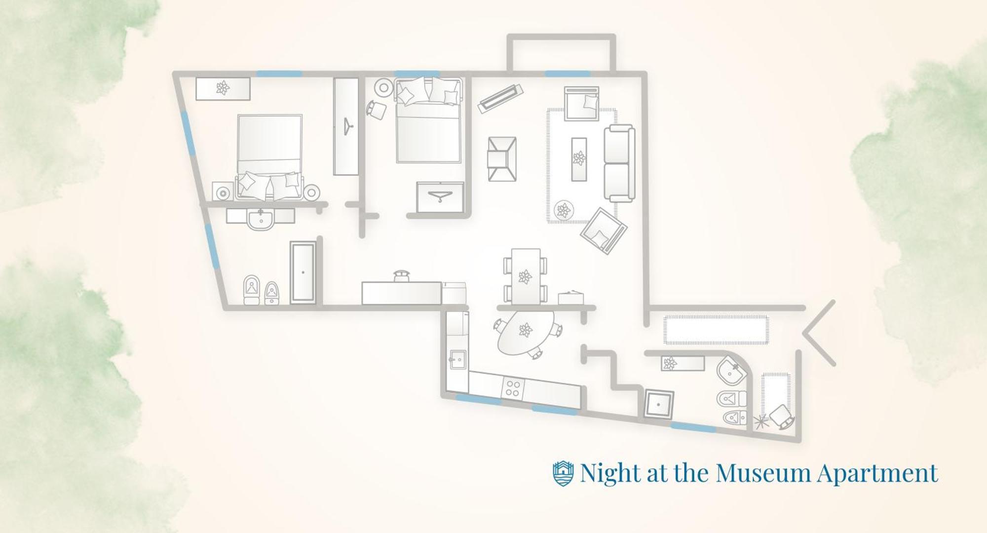 Night At The Museum - Free Parking By Rent All Como Luaran gambar